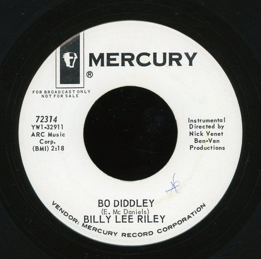 Billy Lee Riley : Bo Diddley / Memphis (7", Promo)