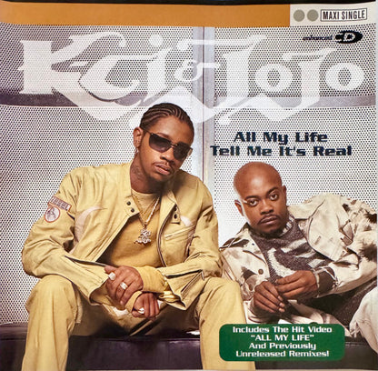 K-Ci & JoJo : All My Life / Tell Me It's Real (CD, Maxi, Enh)