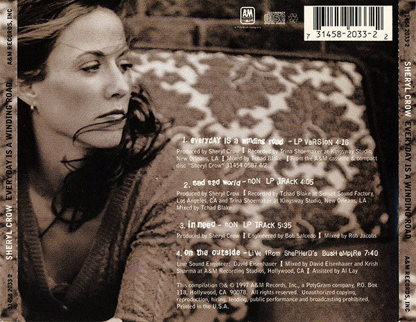 Sheryl Crow : Everyday Is A Winding Road (CD, Maxi)
