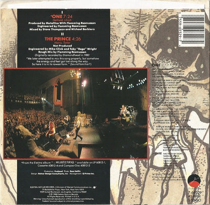 Metallica : One (7", Single, Promo, SP )