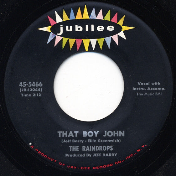 The Raindrops : That Boy John / Hanky Panky (7", Single)