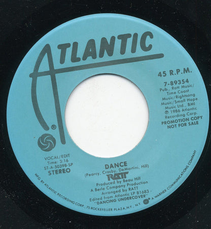 Ratt : Dance (7", Single, Promo)