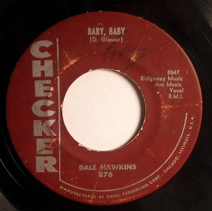 Dale Hawkins : Baby, Baby / Mrs. Merguitory's Daughter (7", Single)