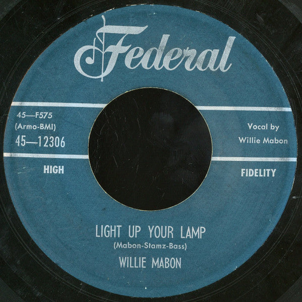 Willie Mabon : Rosetta, Rosetta / Light Up Your Lamp (7")