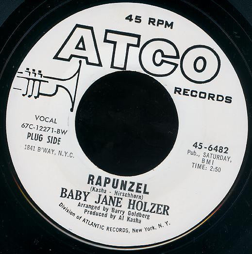 Jane Holzer : Rapunzel (7", Promo)