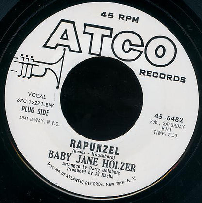 Jane Holzer : Rapunzel (7", Promo)