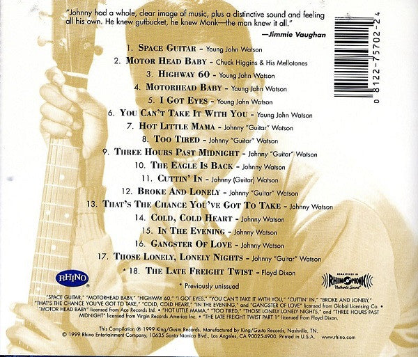 Johnny "Guitar" Watson* : Blues Masters: The Very Best Of Johnny "Guitar" Watson (CD, Comp)
