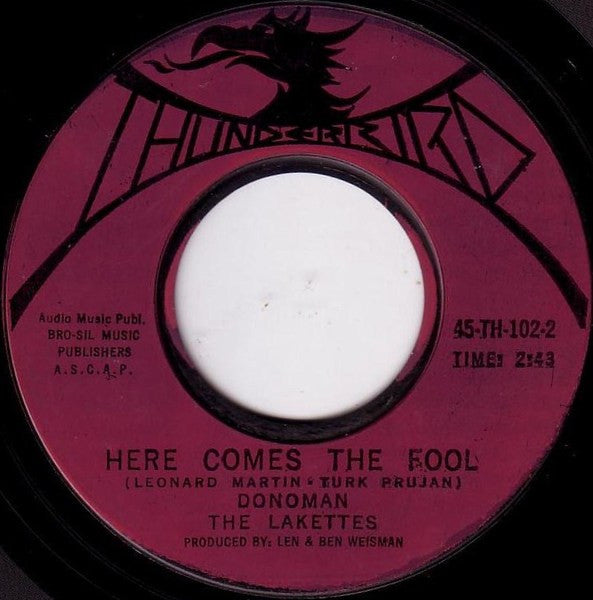 Donoman : Do You Know (Everything 'Bout Love) / Here Comes The Fool (7", Styrene)