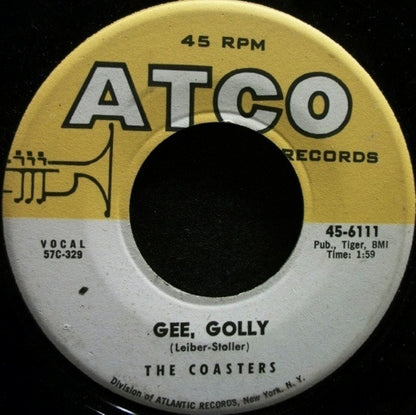 The Coasters : Gee, Golly / Dance! (7", Single)