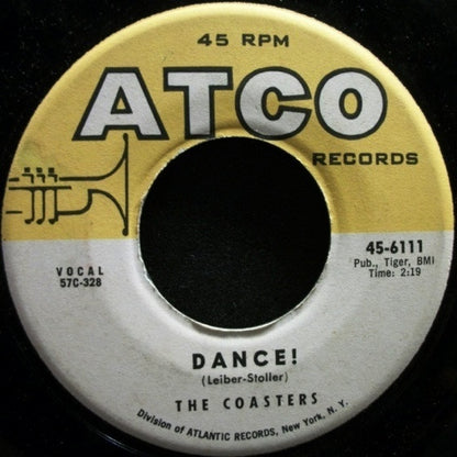 The Coasters : Gee, Golly / Dance! (7", Single)