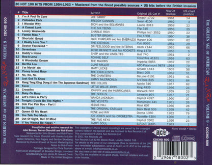 Various : The Golden Age Of American Rock 'n' Roll Volume 9 (CD, Comp)