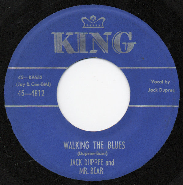 Champion Jack Dupree And Mr. Bear / Mr. Bear : Walking The Blues / Daybreak Rock (7", Single)