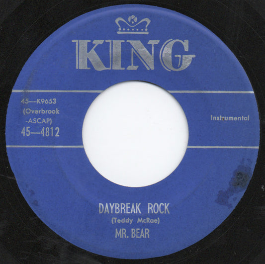 Champion Jack Dupree And Mr. Bear / Mr. Bear : Walking The Blues / Daybreak Rock (7", Single)