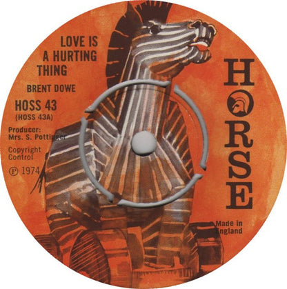 Brent Dowe, The Gaytones : Love Is A Hurting Thing / Gladness (7")