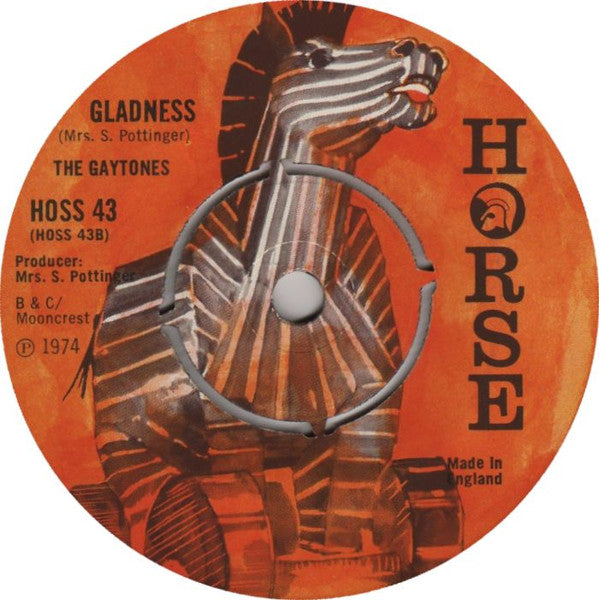 Brent Dowe, The Gaytones : Love Is A Hurting Thing / Gladness (7")