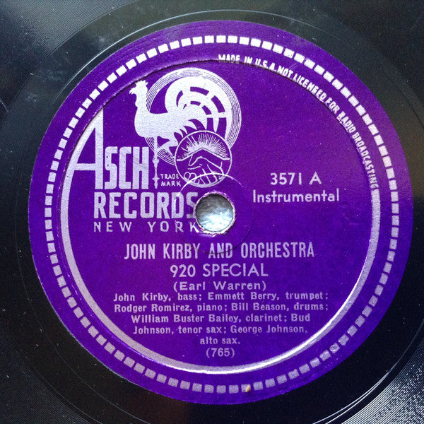 John Kirby And His Orchestra : John Kirby And Orchestra (3xShellac, 10", Album)