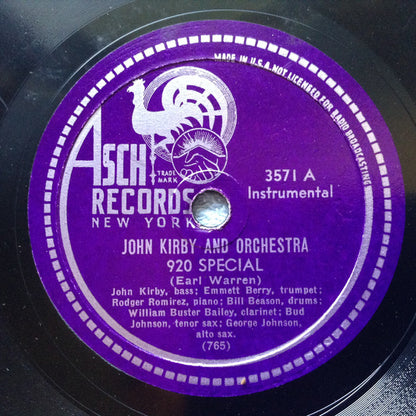 John Kirby And His Orchestra : John Kirby And Orchestra (3xShellac, 10", Album)