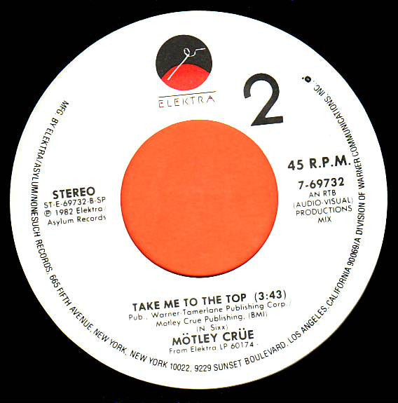 Mötley Crüe : Too Young To Fall In Love (Remix) (7", Single)