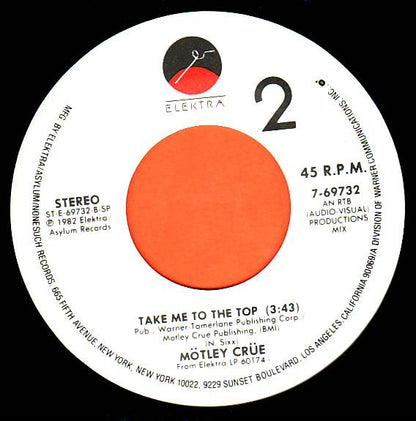 Mötley Crüe : Too Young To Fall In Love (Remix) (7", Single)