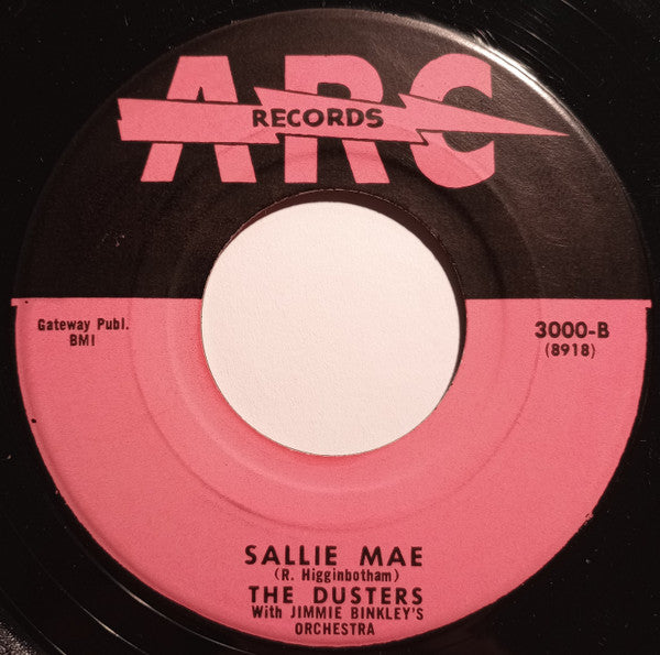 The Dusters (5) With Jimmie Binkley's Orchestra : Give Me Time (7", Single)