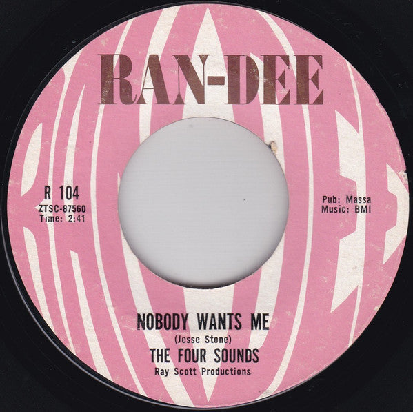 The Four Sounds : Mama Ubangi Bangi / Nobody Wants Me (7", Single, Styrene)