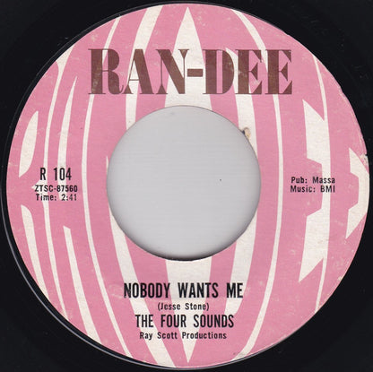 The Four Sounds : Mama Ubangi Bangi / Nobody Wants Me (7", Single, Styrene)