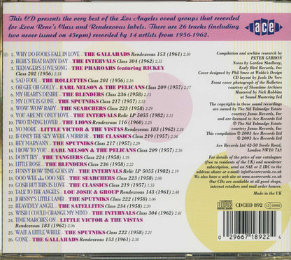 Various : Class & Rendezvous Vocal Groups (CD, Comp, RM)