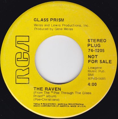 Glass Prism : The Raven (7", Single, Promo)