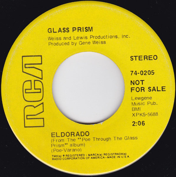 Glass Prism : The Raven (7", Single, Promo)