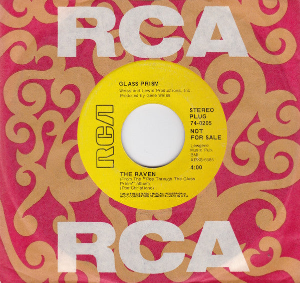 Glass Prism : The Raven (7", Single, Promo)