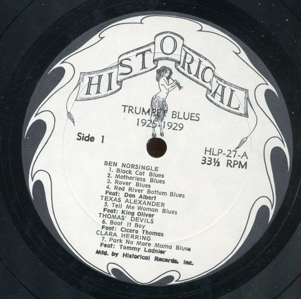 Various : Trumpet Blues 1925-29 (LP, Comp)