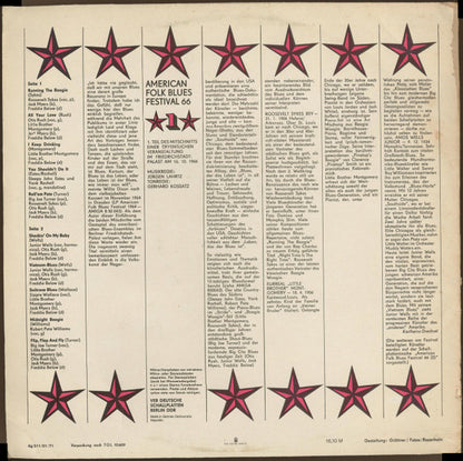 Various : American Folk Blues Festival 66 - 1 (LP, Album, RE)