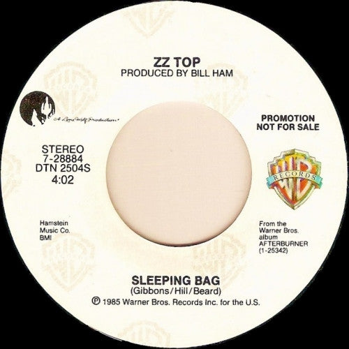 ZZ Top : Sleeping Bag (7", Single, Promo, Styrene)