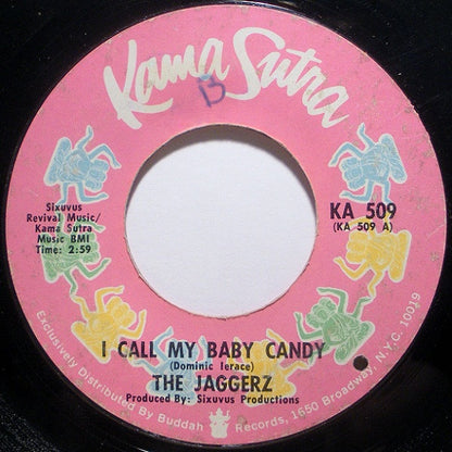 The Jaggerz : I Call My Baby Candy (7", Single, Styrene, Pit)