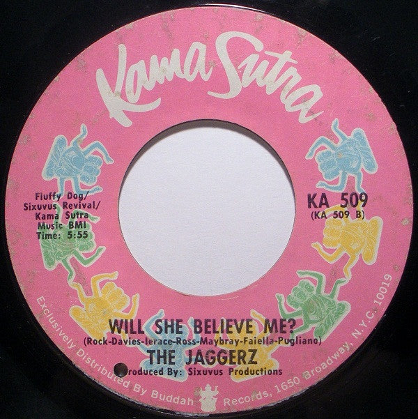 The Jaggerz : I Call My Baby Candy (7", Single, Styrene, Pit)