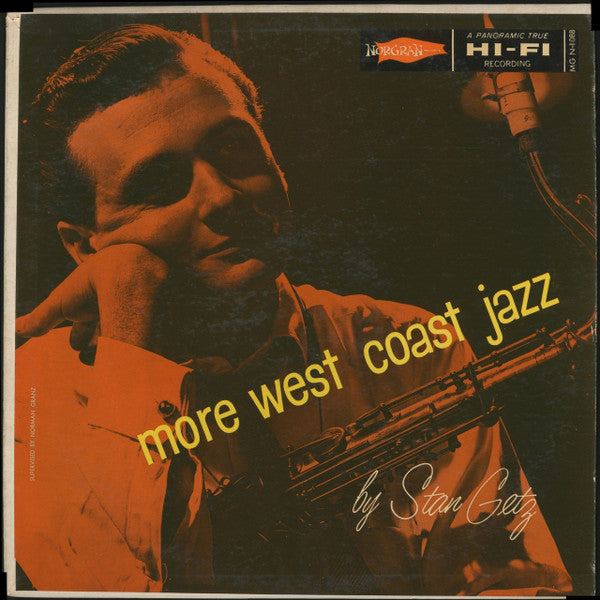 Stan Getz : More West Coast Jazz (By Stan Getz) (LP, Album, Comp, Mono)