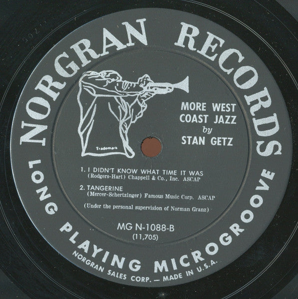 Stan Getz : More West Coast Jazz (By Stan Getz) (LP, Album, Comp, Mono)