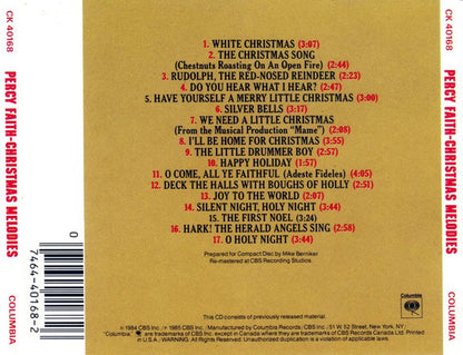 Percy Faith : Christmas Melodies (CD, Comp, RM)