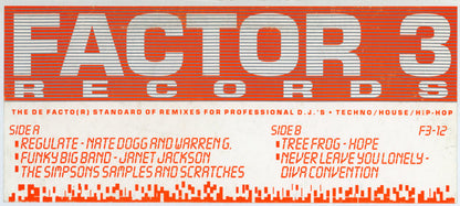 Various : Factor 3 #12 (12", Promo)