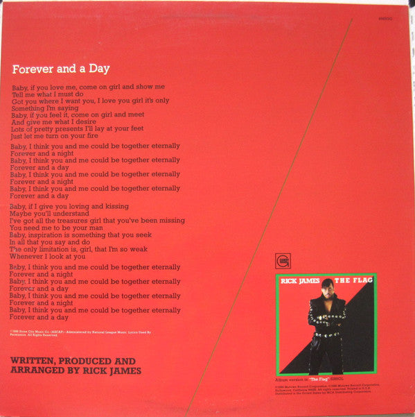 Rick James : Forever And A Day (12", Promo)