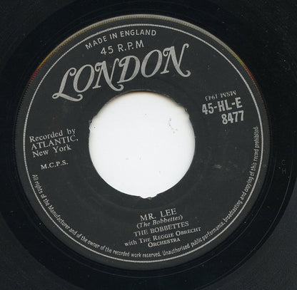 The Bobbettes : Mr. Lee (7", Single)