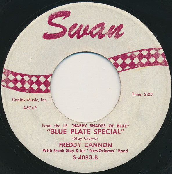 Freddy Cannon : For Me And My Gal / Blue Plate Special (7", Single)