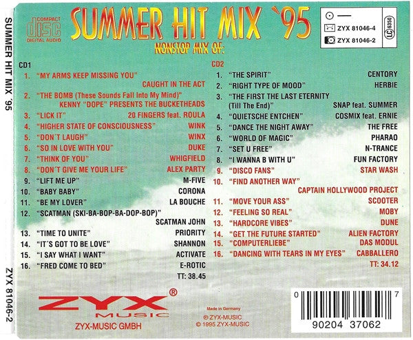 Various : Summer Hit Mix '95 (2xCD, Mixed)