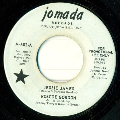 Rosco Gordon : Jessie James / Jessie James (7", Promo)
