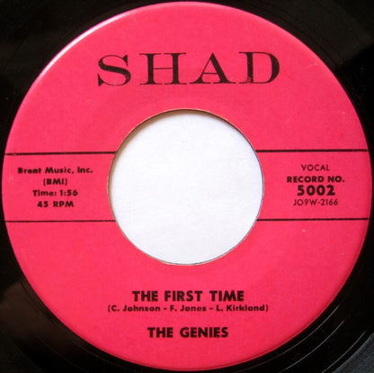The Genies : The First Time (7", Single, Roc)