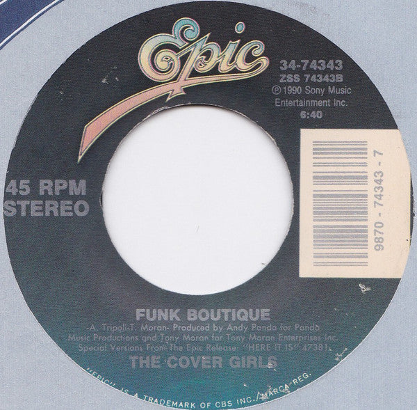 The Cover Girls : Wishing On A Star / Funk Boutique (7", Single)