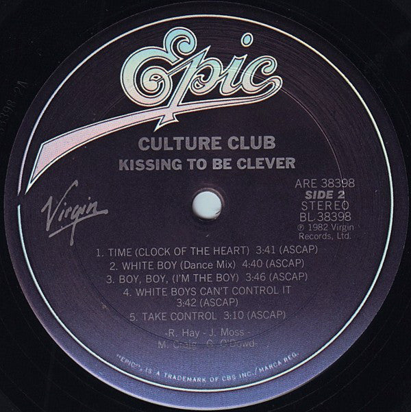 Culture Club : Kissing To Be Clever (LP, Album, RE, Pit)