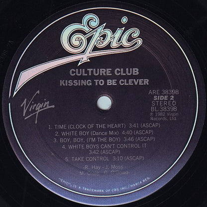 Culture Club : Kissing To Be Clever (LP, Album, RE, Pit)