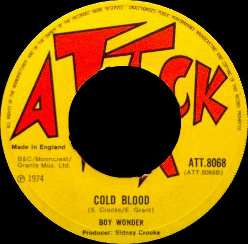 Boy Wonder (12) : All On The House (7", Single)
