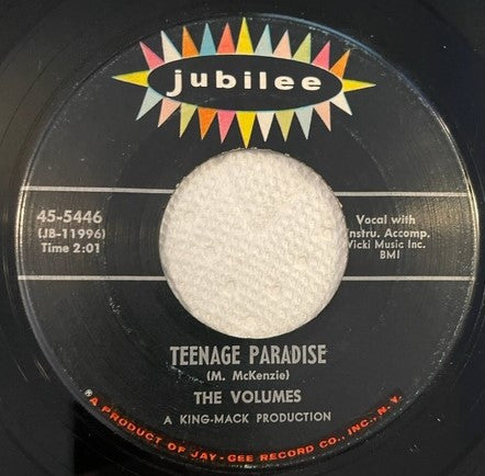 The Volumes : Sandra (7", Single, Scr)